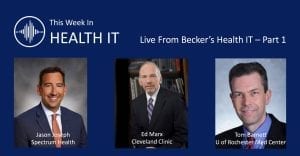 Becker's - This Week in Health IT
