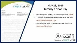 This Week in Health IT News - Bill Russell