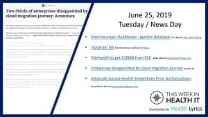 This Week in Health IT News - Bill Russell