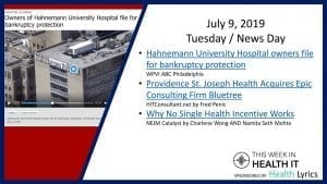 This Week in Health IT News - Bill Russell