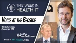 Nathan Treloar and Nick White Orbita This Week in Health IT