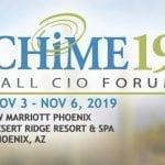 CHIME Fall Forum 2019 This Week in Health IT