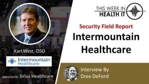 Intermountain Healthcare This Week in Health IT