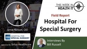 Hospital for Special Surgery COVID-19 This Week in Health IT